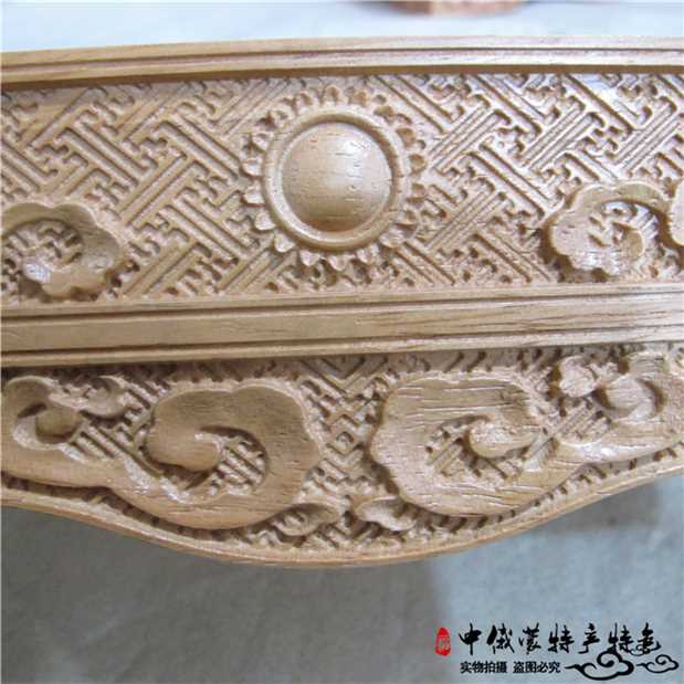 Mông Cổ tấm gỗ khay kẹo món ăn thực phẩm sữa Nhà hàng Mông Cổ cung cấp hàng thủ công đặc trưng gỗ rắn chạm khắc tấm gỗ - Tấm thìa gỗ
