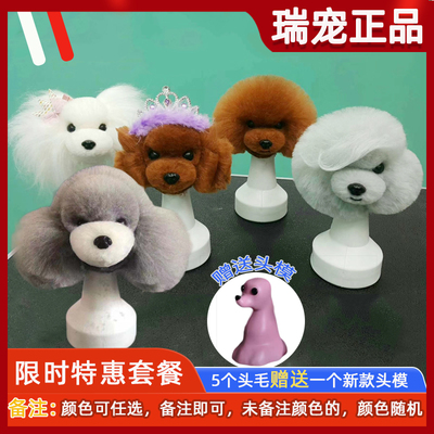 Rachel's Fur Teddy Mentei Head Model Head Model Headman Model Type Head Skeletal Pet Fake Fur Dog Hair