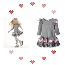 High-end foreign trade designer brand foreign style Princess Spring and Autumn long sleeve dress small fragrance new girl child child big boy