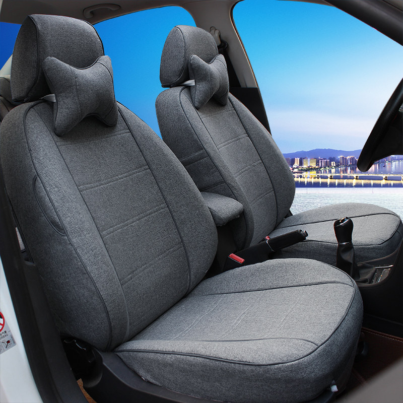 Car seat cover All-inclusive linen seat cover New Fox Mazda6 Langyi Ying Langdong Xuan Yi four-season cushion