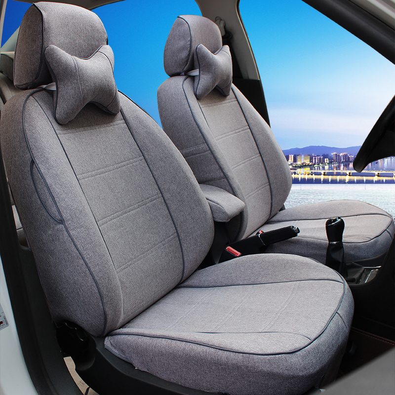 Чехол для автокресла из льна 