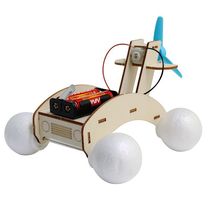 Science and technology small production amphibious vehicle scientific experimental toys primary school children assembly model diy material package