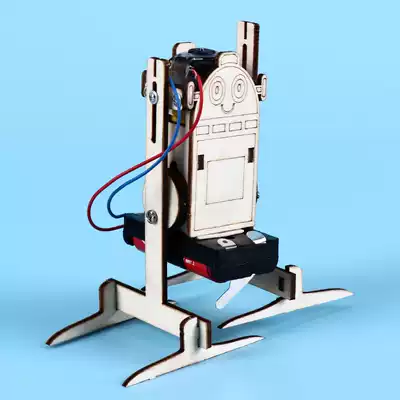 New products, high and low feet, crawling robot technology, small invention, motor, student, material