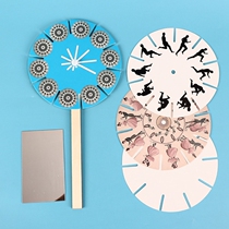 Little girl handmade self-made scientific invention toys Primary School students Technology handmade materials DIY bag