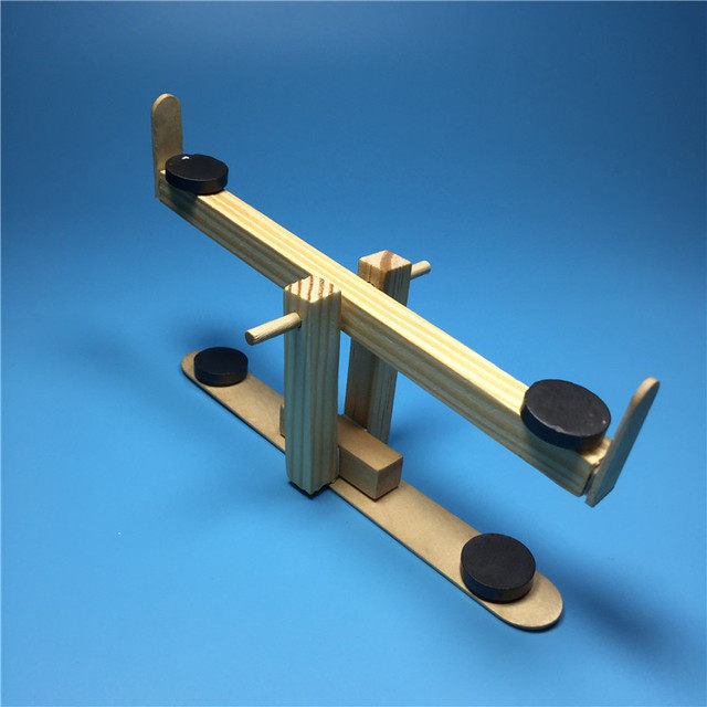 DIY scientific puzzle small production simulation creative stilts Hands-on Brain Magnetic Experiment Bar Principle Gift