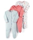 Spot Anh mama & papas baby jumpsuit cotton cho bé jumpsuit cotton hữu cơ romper 3 miếng - Áo liền quần