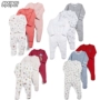 Spot Anh mama & papas baby jumpsuit cotton cho bé jumpsuit cotton hữu cơ romper 3 miếng - Áo liền quần quần áo liền thân thu đông cho bé