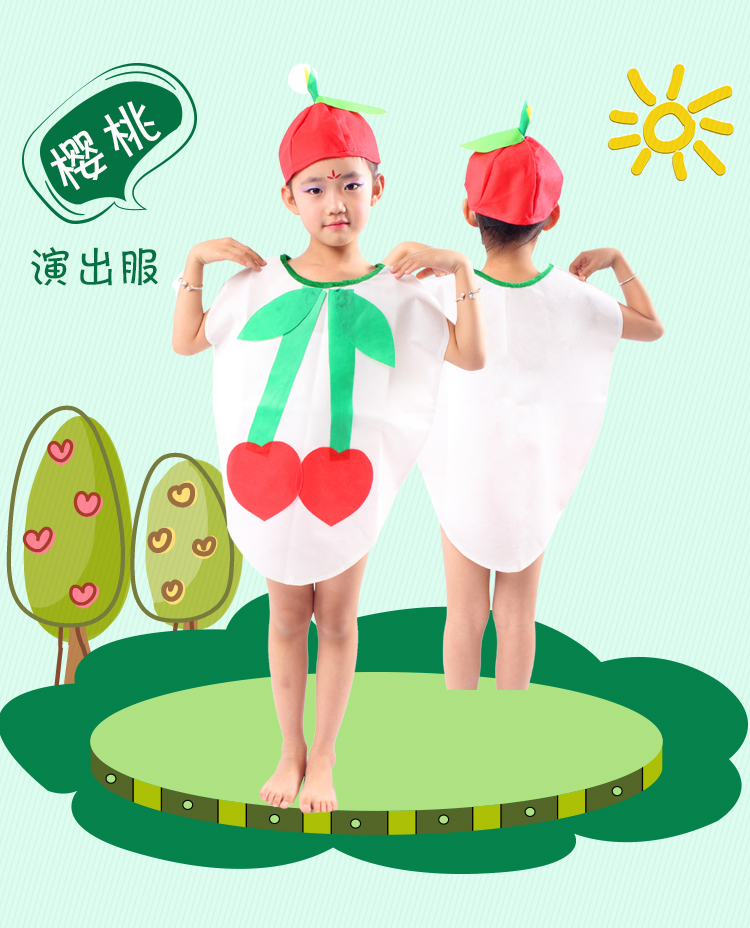 Trang phục cho trẻ em Trái cây và Rau quả Thời trang Thân thiện với Môi trường Chương trình Thời trang dành cho Phụ huynh và Trẻ em Mầm non shop quần áo trẻ em