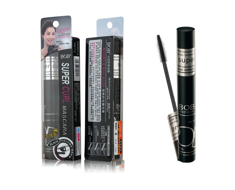 Hàn quốc BOB tuyệt đẹp dài không thấm nước mascara lâu dài curling kéo dài không nở tăng trưởng lỏng mềm đầu bàn chải chuốt mi 4d