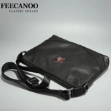 Мужская сумка на одно плечо, кожаная сумка через плечо, ремешок для сумки, в корейском стиле, из натуральной кожи