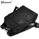 Кожаный вместительный и большой рюкзак, универсальная сумка для отдыха, ранец, воловья кожа