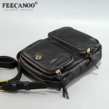 Ретро кожаная сумка на одно плечо, сумка через плечо, рюкзак для отдыха, в корейском стиле, из натуральной кожи