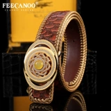 Высококлассный золотой ремень для отдыха, мужские изысканные плетеные штаны ручной работы