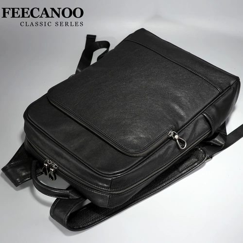 Кожаный вместительный и большой рюкзак, универсальная сумка для отдыха, ранец, воловья кожа