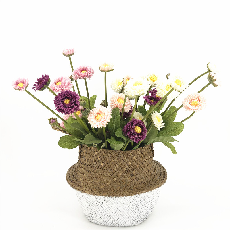 Simulation of small aster decoration fake flower pastoral flower arrangement dining room soft decoration flower arrangement home accessories flower material