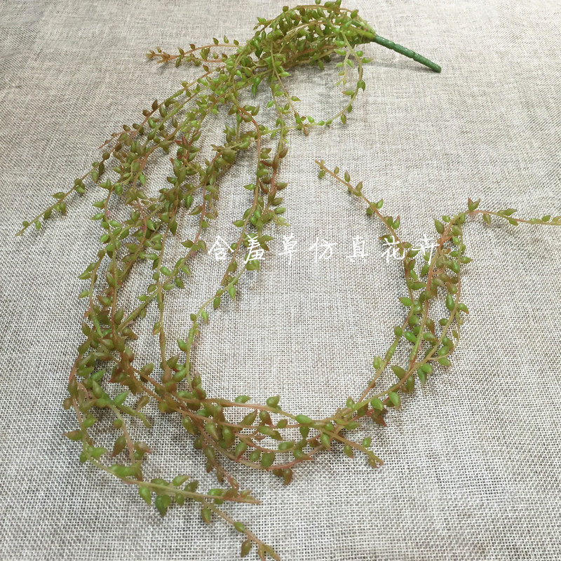 Simulation multi-meat plant hanging lover tears Buddha pearl grain fake flower sensuary decoration field with green planting fruit wholesale