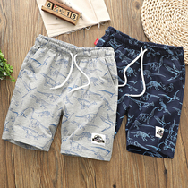 Boys sports five-point shorts wear summer summer clothes thin section of the big child 2021 new childrens beach pants