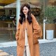 Korean style fashionable, casual and versatile wool coat