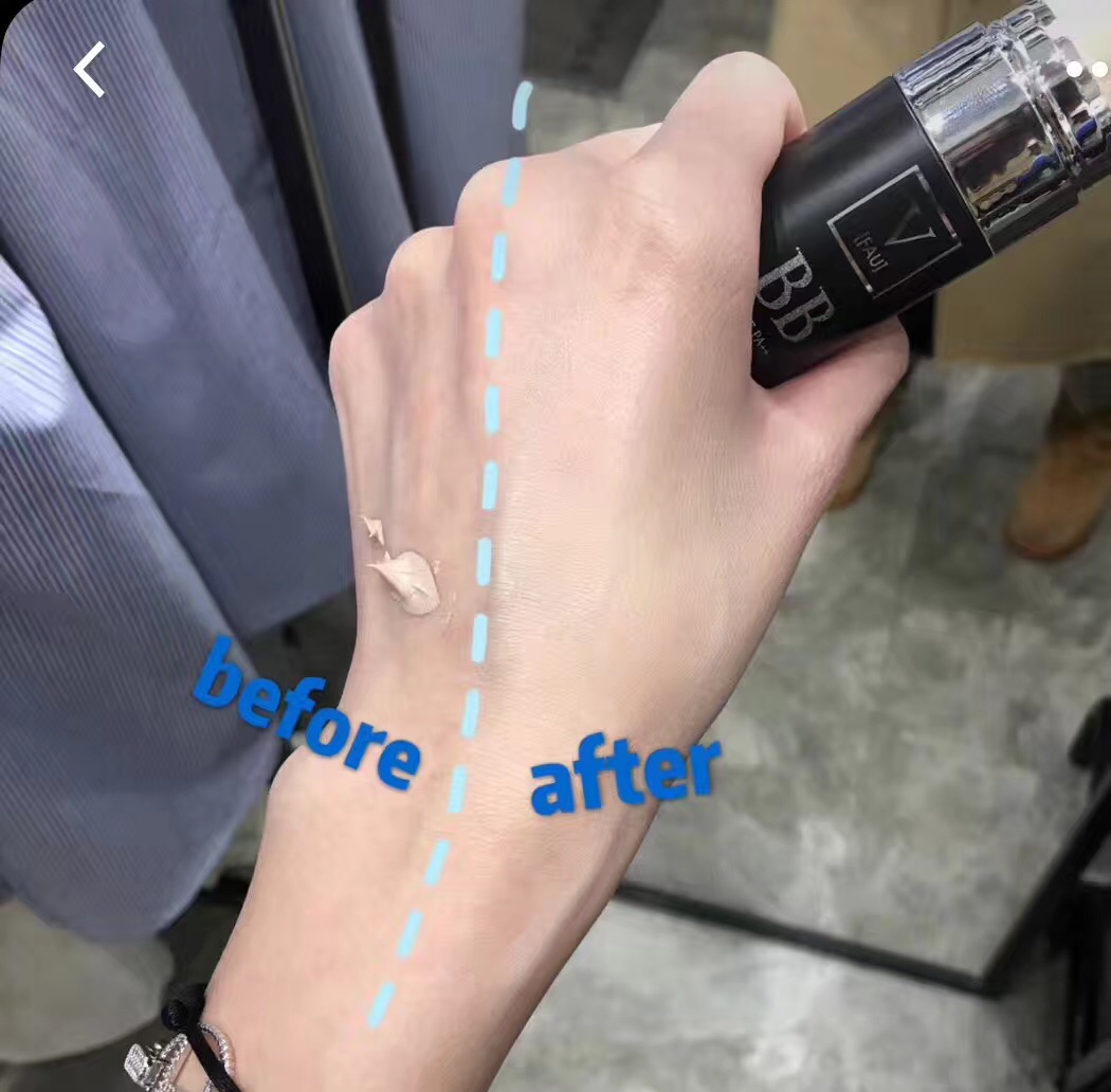 Rạp chiếu phim Hàn Quốc bb V FAU tái tạo nước nhẹ tuyết cỏ nhỏ ống đen đen Kem BB nhạy cảm cơ bắp mụn có sẵn bb cream power perfection