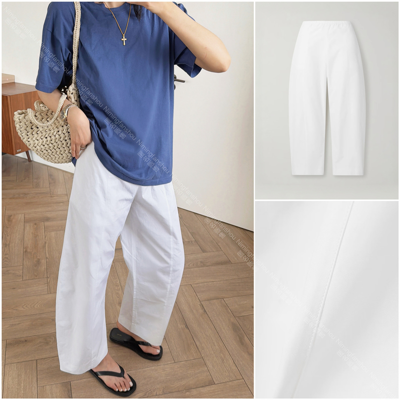 Kh Clover Fine Cotton Fashionable Paper-Thin Vibe White Scimitar Pants Small White Pants Torazyz Kh Clover Fine Cotton Fashionable Paper-Thin Vibe White Scimitar Pants Small White Pants Torazyz