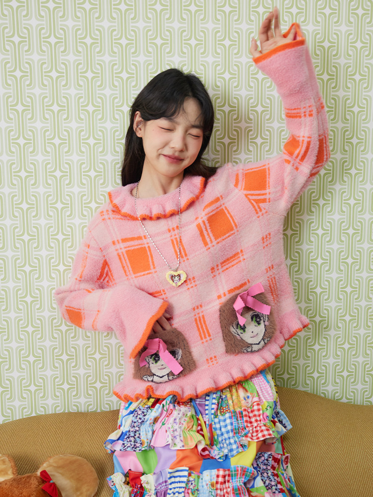 【ほだ】昭和レトロ チェック柄 昔もんぺ 当時物 昭和レトロポップ カーテン 1枚 チェック柄 花柄 赤 白