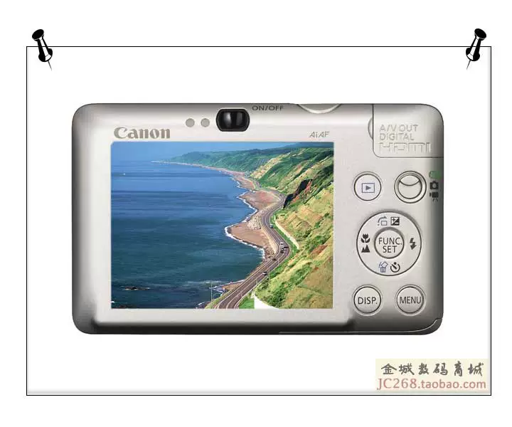 Máy ảnh kỹ thuật số cũ Canon / Canon IXUS 100 IS thời trang chính hãng mỏng và nhẹ HD - Máy ảnh kĩ thuật số