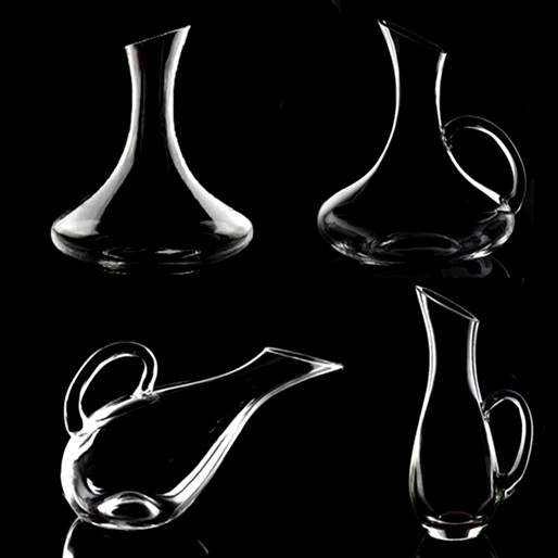 Lead-free glass decanter with handle red wine household wine dispenser personality red wine pot European style