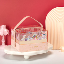 Cartoon Cute Baby Birth Gift Acrylic Souvenir Full Moon and Tenth Birthday Gift Snacks High-end Packaging Box