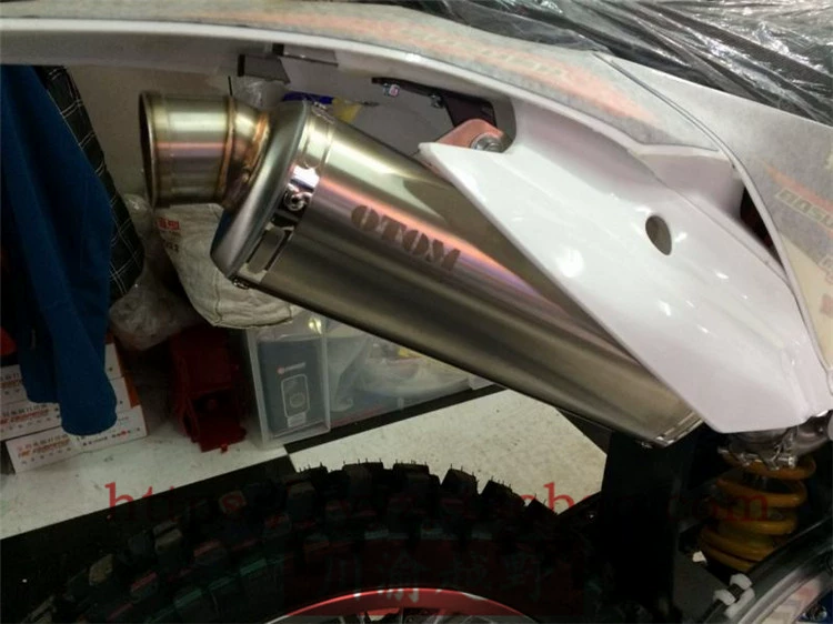 Off-road phụ tùng xe máy OTOM sửa đổi ống xả tốc độ Sóng 歼 2 Cheetah Silencer săn bắn muffler ống pô xe máy