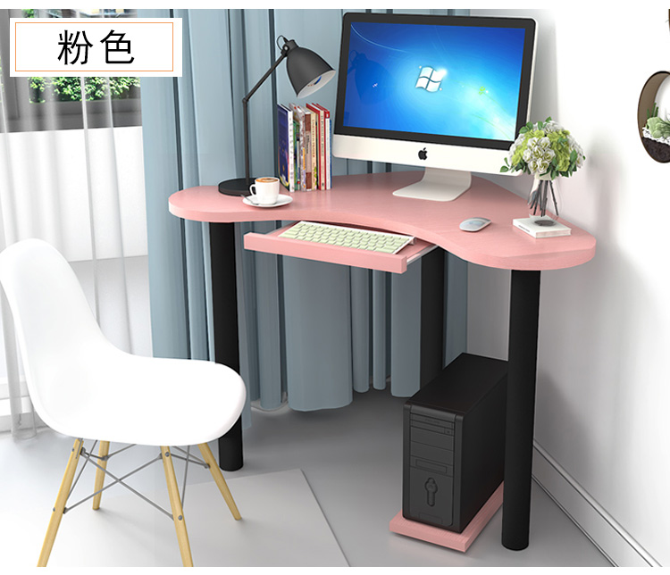 Bàn máy tính nhỏ đơn giản góc bàn góc tam giác đơn góc nhỏ căn hộ nhỏ để bàn nhà góc bàn - Bàn ban vi tinh