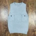 Vest nam mùa thu và áo len mùa đông nam phiên bản Hàn Quốc của cổ tròn Slim áo vest không tay nam len ấm áp đan áo len nam hàn quốc Dệt kim Vest