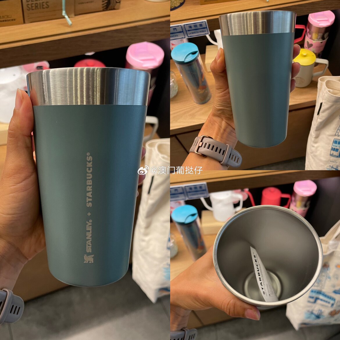 товар из китая 澳门香港星巴克stanley联名不锈钢吸管杯随行杯the quencher h2.0 Starbucks