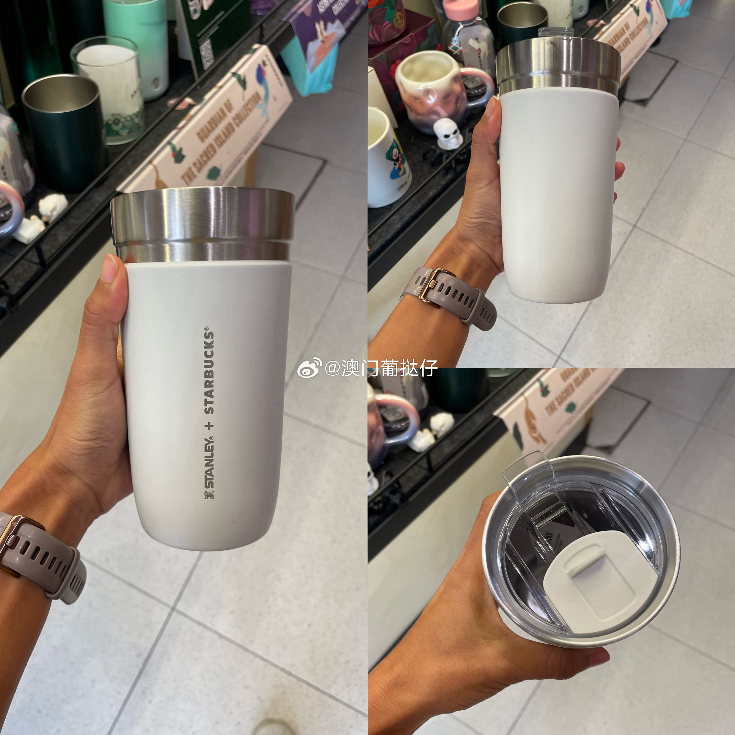 товар из китая 澳门香港星巴克stanley联名不锈钢吸管杯随行杯the quencher h2.0 Starbucks