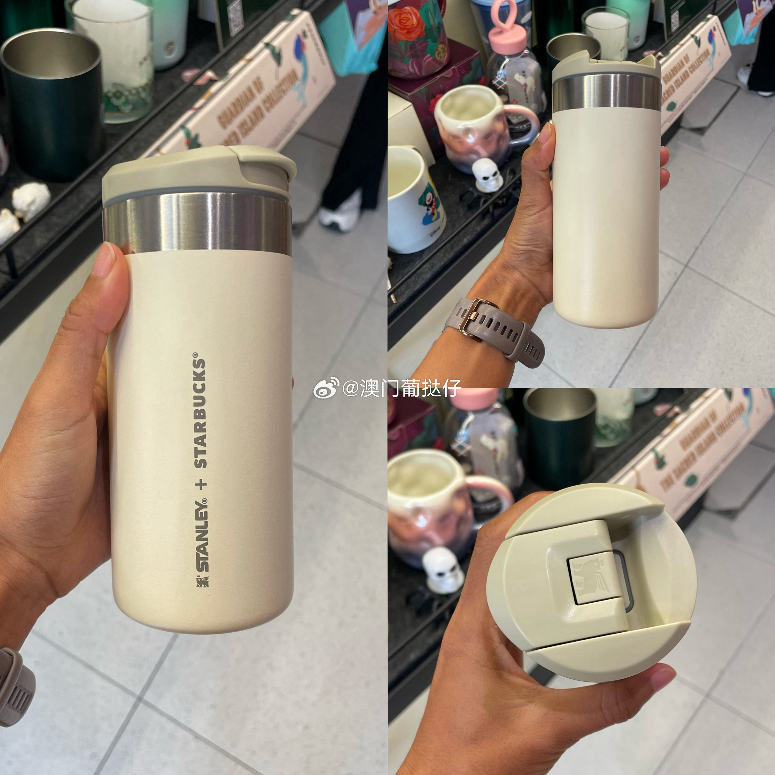 товар из китая 澳门香港星巴克stanley联名不锈钢吸管杯随行杯the quencher h2.0 Starbucks