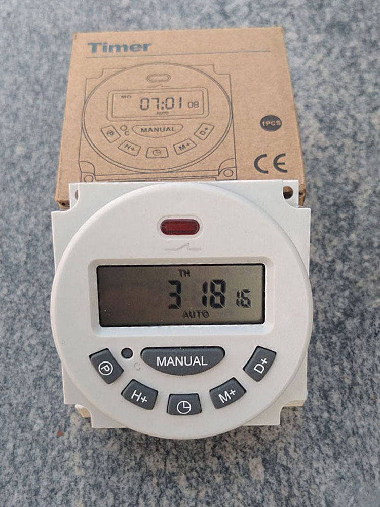 Time timer switch DC 12v controller DC12V electronic LED display L701 power timer