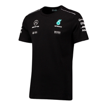 F1 racing suit Mercedes Benz team T-shirt polo shirt mens short sleeve Mercedes gp horse oil AMG car work clothes