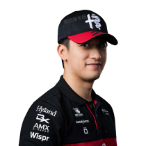 f1 racing Alfa Romeo team Zhou Guanyu same baseball cap duck bill 24 hat men and women 2023 new