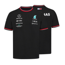 F1 racing suit 2022 new T-shirt Mercedes-Benz team round neck short-sleeved Polo summer mens quick-drying AMG customized same style