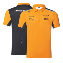 2023 new F1 racing suit customized summer short-sleeved T-shirt Polo shirt McLaren Racing Norris same style