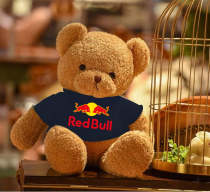 2023 New F1 Racing Suit Red Bull Alfa Romeo Racing Style Doll Bear Short Sleeve Clothes Customized
