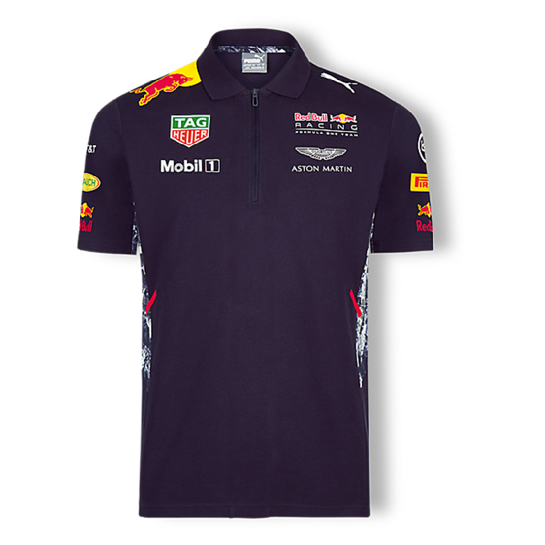 F1 racing suit men's short-sleeved Red Bull Racing T-shirt lapel Polo shirt short-sleeved motorcycle suit car work clothes custom