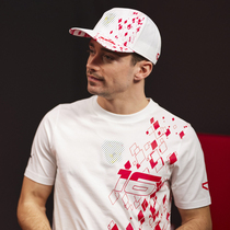 F1 racing suit t-shirt Leclerc short-sleeved T-shirt white half-sleeved summer 2023 new sports mens customization