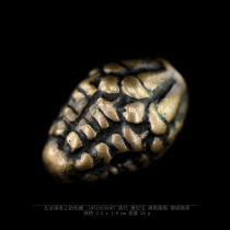 Naxis collection of copper beads Qing Dynasty Copper fetal Manibao Stupa Niang hot copper rub Buddha beads antique antiques