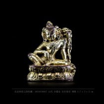 Naxis collection of Tibetan Buddhism Yuan Dynasty bronze gilt free Guanyin antique collection Buddha Hall dedicated to Buddha statues