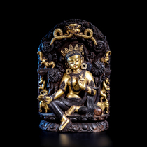 A collection of antique rosewood from an old Buddha statue in Nepal