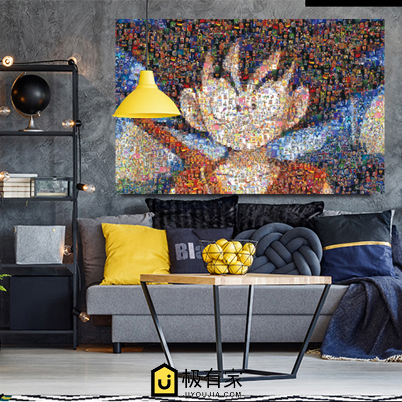 Anime Living Room Wall Background