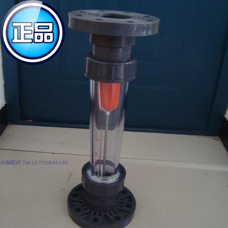 DN40 50 65 with flange type plastic rotor flow meter liquid water pipe type float flow meter hot sell