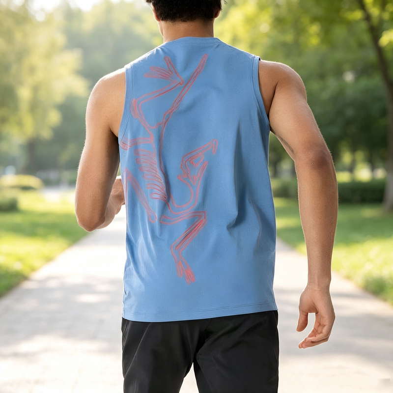 Arcteryx Cormac Arc'Bird Lettered Comfortable Round-Neck Quick-Dry Vest