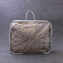 Non-woven storage bag with steel ring Spring and autumn quilt organizer bag with inner pocket