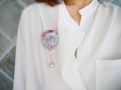 Broche femme A.S. en Matériau mixte - Ref 1177977 Image 7